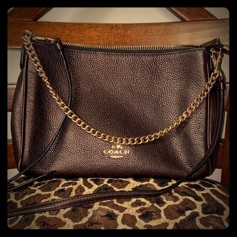 Bronze Coach Crossbody